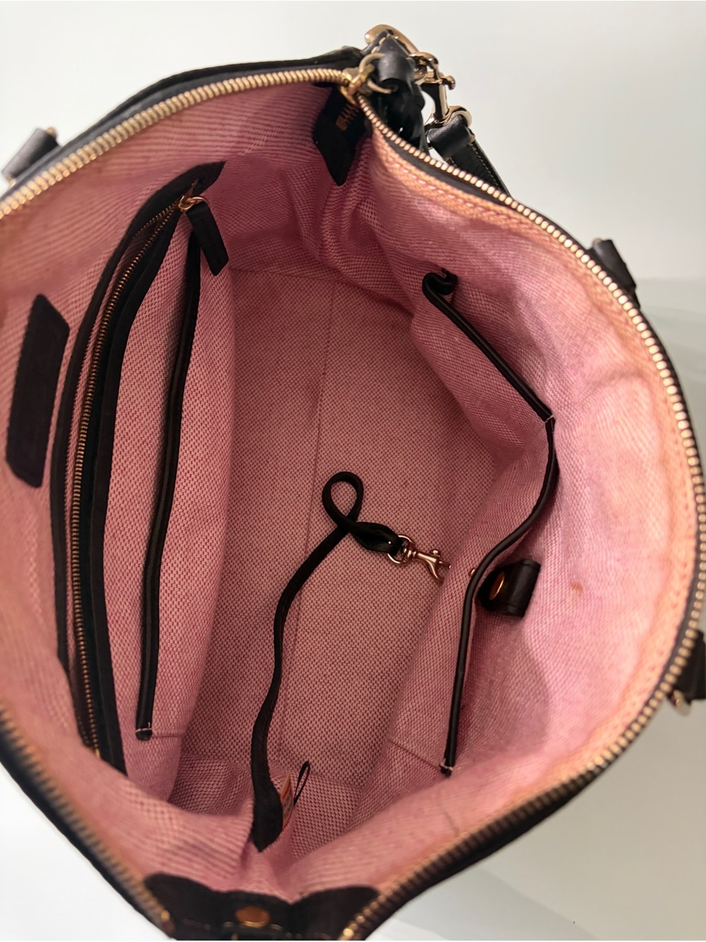 Dooney & Bourke Black Pebble Leather Satchel with Shoulder Strap - Picture 2 of 15